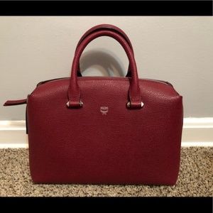 MCM Medium Ella Boston Satchel Bag